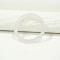 Agate Bangle - Purplish White #2108