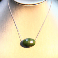 Worry Free Jade Faceted Pendant #1801