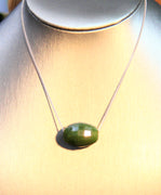 Worry Free Jade Faceted Pendant #1801