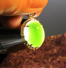 Eternal Forest Siberian Jade Cabochon Pendant #1679