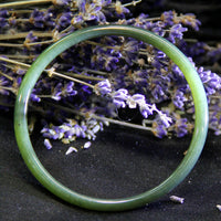 TRIPLE DING-DANG JADE BANGLE #1573