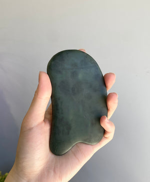 Jade Guasha Scraper - Large