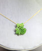 FU WORD APPLE GREEN PENDANT #1315