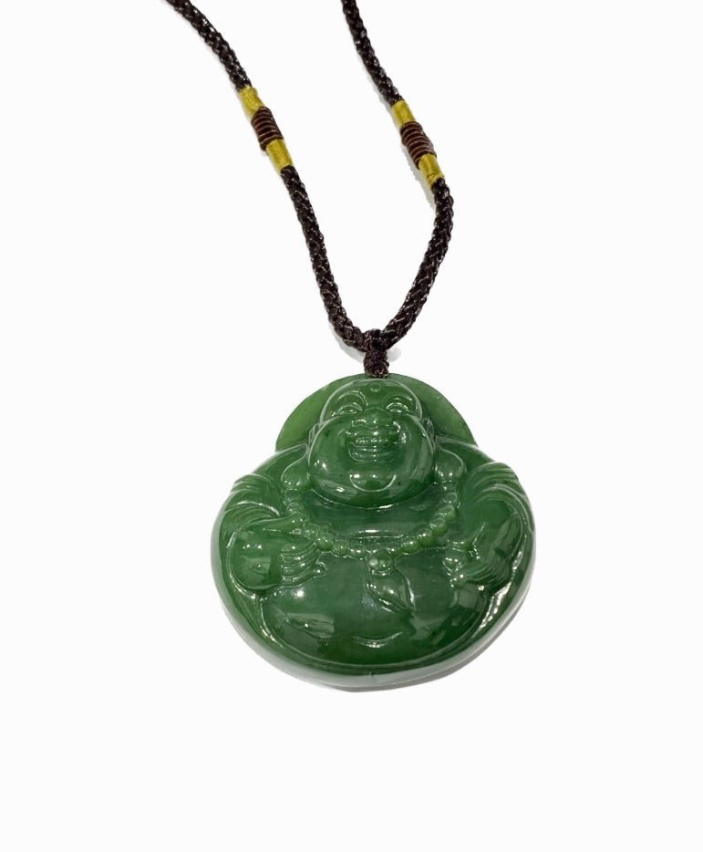 Canadian Jade Buddha Necklace #1152