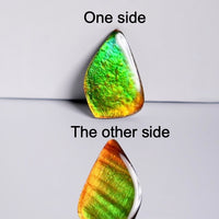 DOUBLE-SIDED FREEFORM AMMOLITE LOOSE GEMSTONE #A367