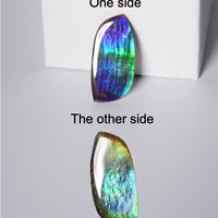 DOUBLE-SIDED FREEFORM AMMOLITE LOOSE GEMSTONE #A369