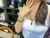 Infinite Blessing Jade Bead Pendant  #2683