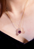 18K AMETHYST PENDANT #2049