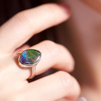 Ammolite Ring #362