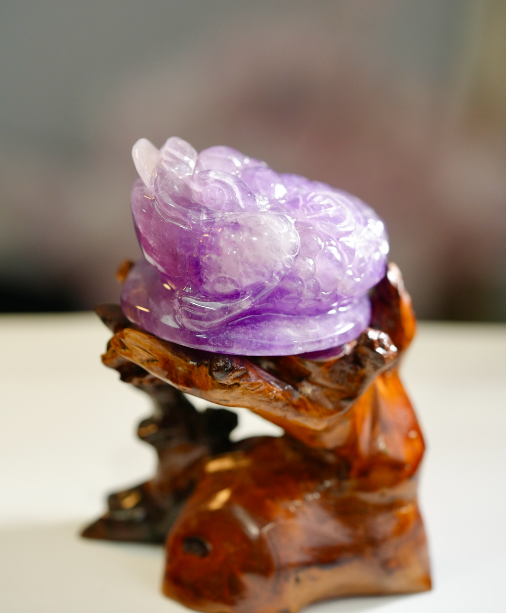 AMETHYST MONEY TOAD #2222