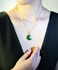 Canadian Jade Moon Pendant #1098