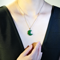 Canadian Jade Moon Pendant #1098