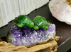 Hand Carved Jade Animals - Turtles #2309