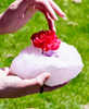 Rose Quartz Candle Holder #1964