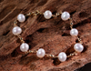 7" Freshwater Pearl Starry Bracelet #2424