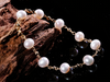 7" Freshwater Pearl Starry Bracelet #2424