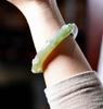 Hetian Jade Bangle 57mm #2449