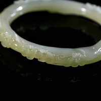 Hetian Jade Bangle 54mm #2451