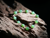 8mm Polar Jade Starry Beaded Bracelet #2466