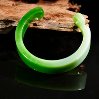 Unique Siberian Jade Bangle 57.6mm #2483