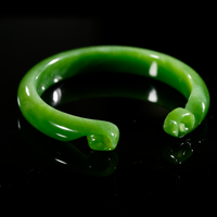 Unique Siberian Jade Bangle 60mm #2484