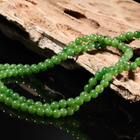 108 Jade Round Beaded Necklace #1818