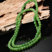 108 Jade Round Beaded Necklace #1818