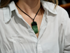 2" Jade Toki Pendant Necklace #2498