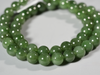 10mm Siberian Jade Beaded Necklace #2531