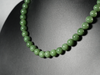 10mm Canadian Jade Beaded Necklace #2534