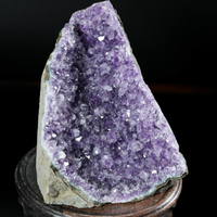 Amethyst Semi-Geode Base Cut (0.83 LB) #2600