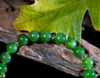 14k 8mm Polar Jade Beaded Bracelet #2574