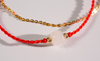 18K Eternal Harmony Red Cord Bracelet #2670