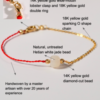 18k Prime Luck Red Cord Bracelet #2666