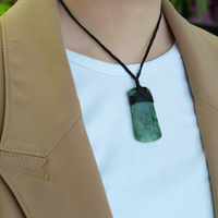 2" Jade Toki Pendant Necklace #2498