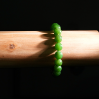 10mm Polar Jade Beaded Bracelet #2756