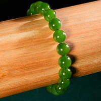 8mm Polar Jade Beaded Bracelet #2572