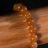 10.5mm Siberian Brown Jade Bracelet #2769