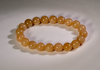 10mm Siberian Light Brown Jade Bracelet #2768