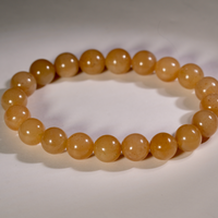 10mm Siberian Light Brown Jade Bracelet #2768