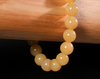 10mm Siberian Light Brown Jade Bracelet #2768