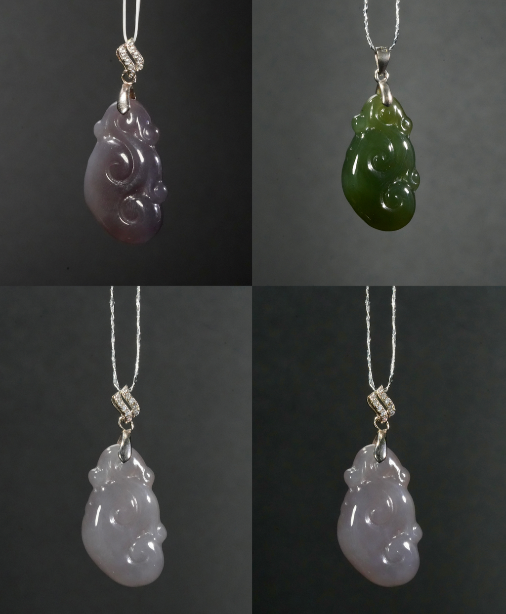 Hetian Jade Ruyi Cloud Pendant #176