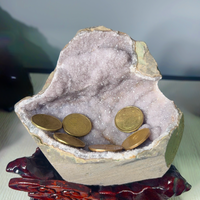 Amethyst Geode Base Cut (3 LB) #3094