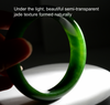 Canadian Polar Jade Bangle Natural Jade Bracelet A Grade 58mm #1356