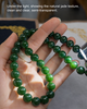 Polar Jade Beaded Necklace 10mm Natural Jade #2456