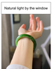 Canadian Polar Jade Bangle Natural Jade Bracelet AAA Grade 56mm #1177