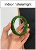 Canadian Polar Jade Bangle Natural Jade Bracelet AAA Grade 57mm #1367