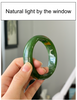 Canadian Polar Jade Bangle Natural Jade Bracelet AAA Grade 57mm #1367
