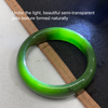 Canadian Polar Jade Bangle Natural Jade Bracelet AAA Grade 55.5mm #1369