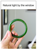 Canadian Polar Jade Bangle Natural Jade Bracelet AAA Grade 59mm #1370